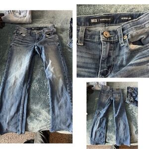 BKE Distressed Blue Denim Jeans